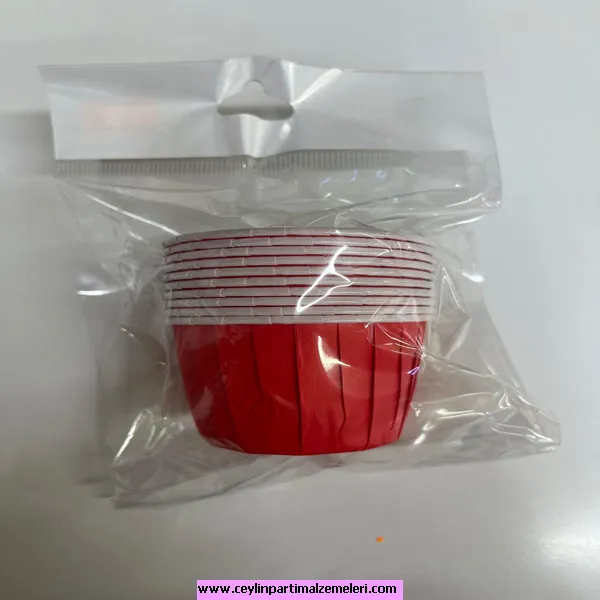 Kırmızı Capcake Kabı